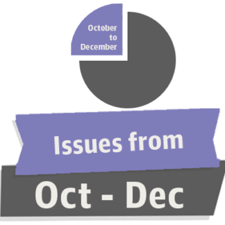 Issues from Oct – Dec 1989