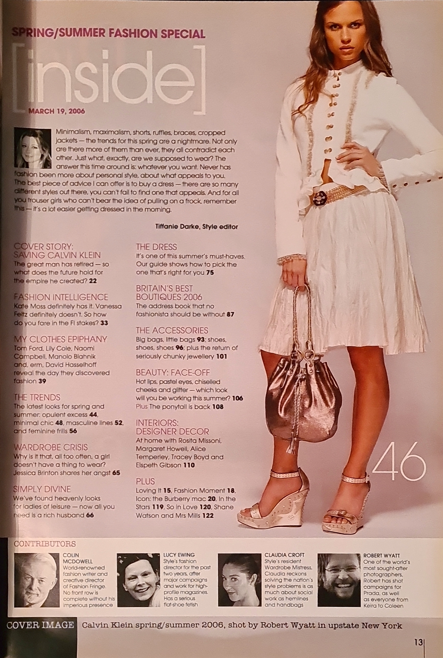 Sunday Times Style Magazine March 19th 2006 - Image 2