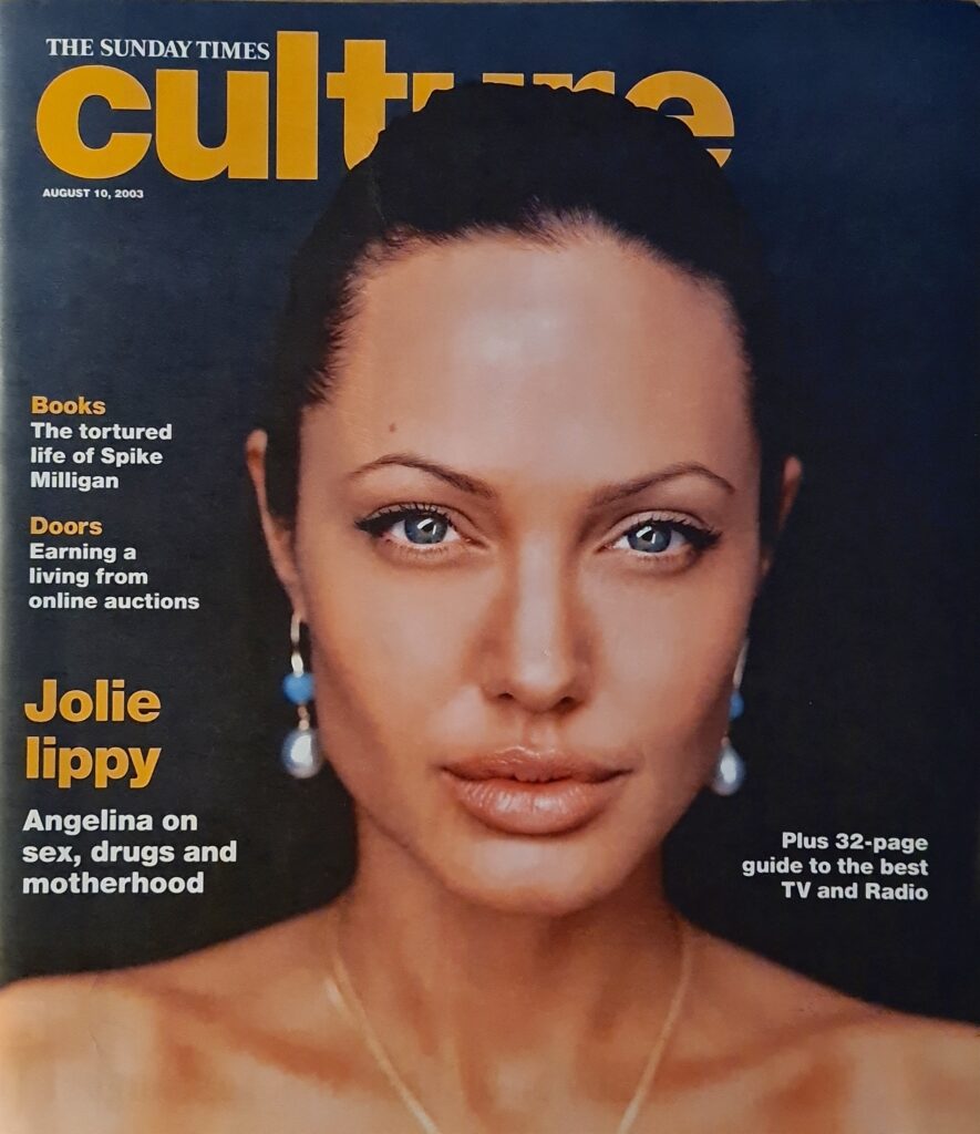 Time 2003s Sunday Times Culture Magazine August 10th 2003 – Suntimes.co.uk