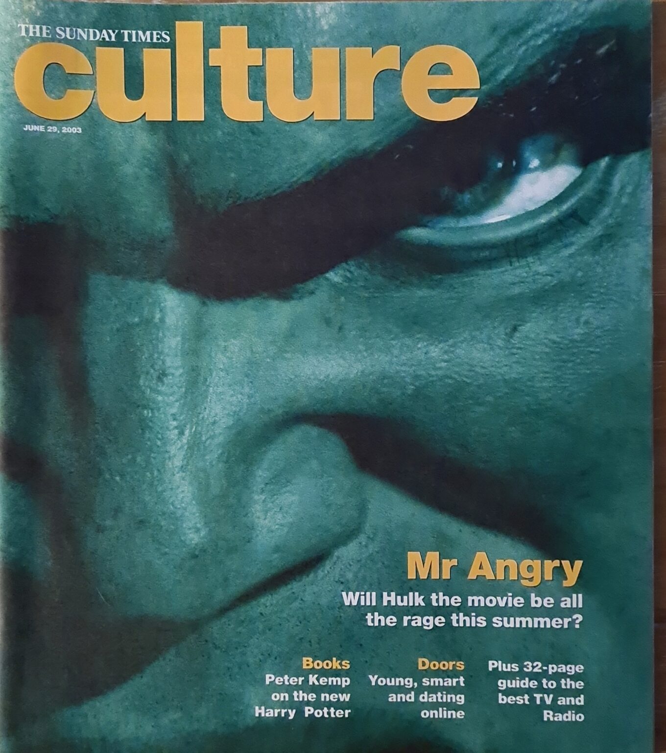 Time 2003s Sunday Times Culture Magazine June 29th 2003 – Suntimes.co.uk