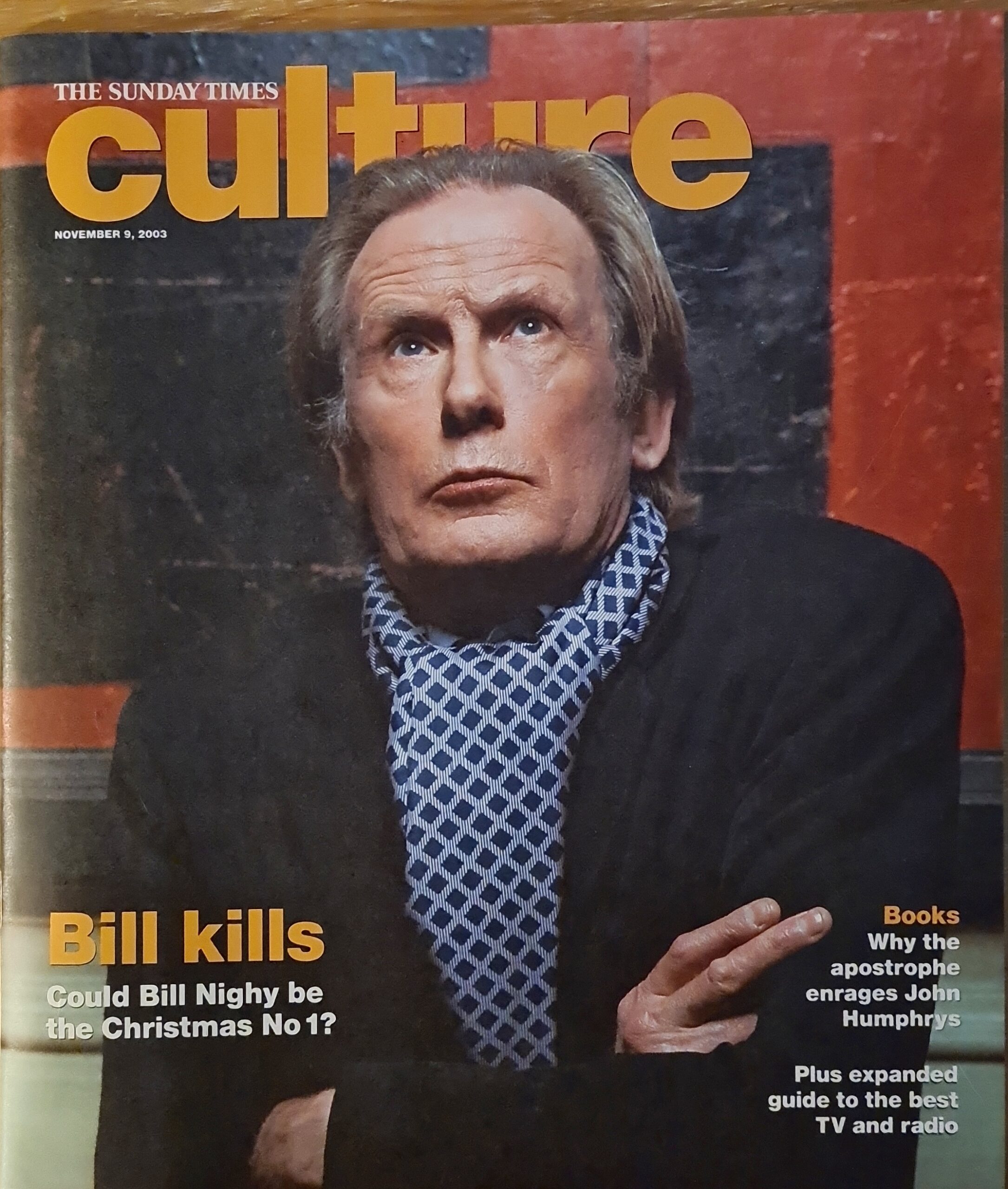 Sunday Times Culture Magazine November 9th 2003 – Suntimes.co.uk