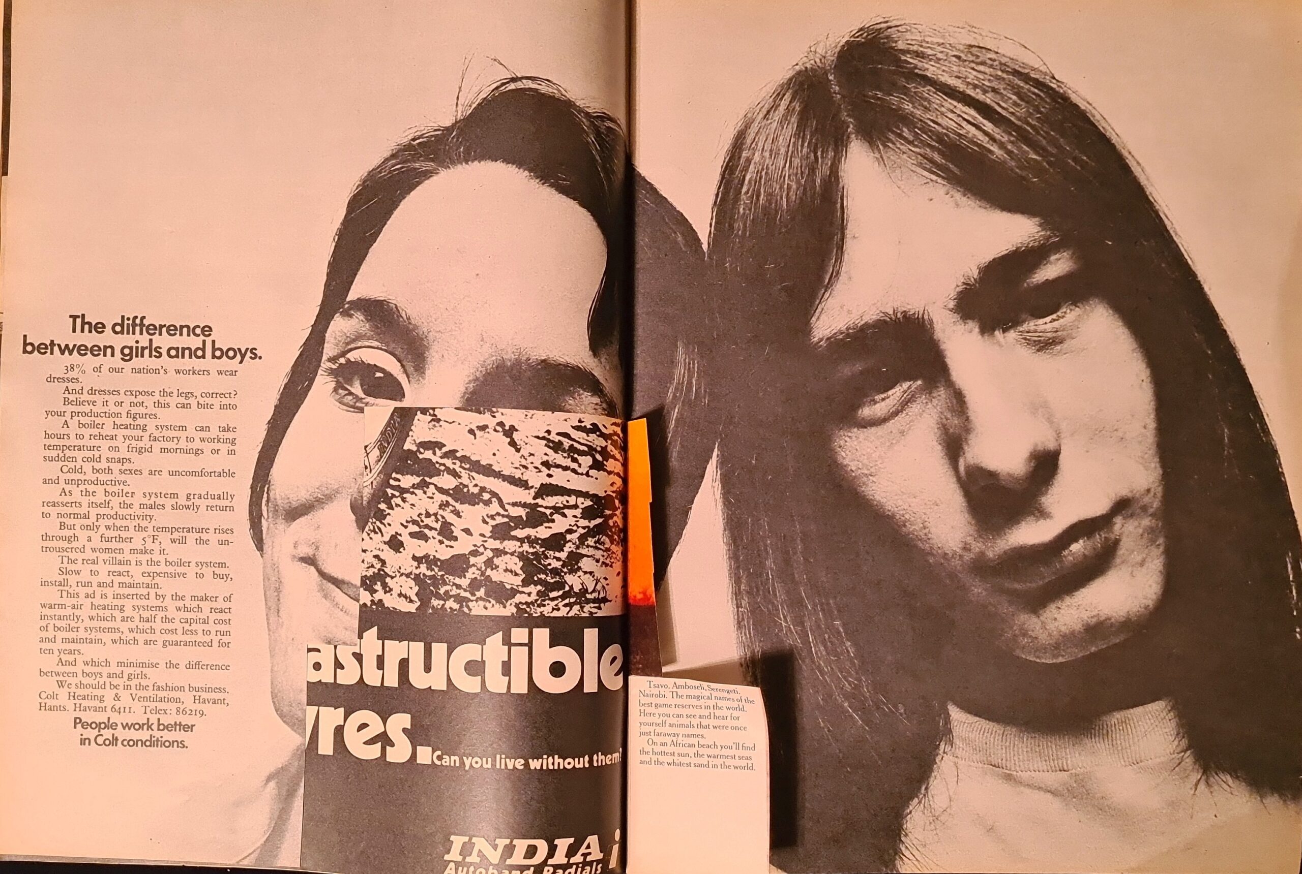 Vintage Sunday Times Magazine November 16th 1969 (cut out) - Image 6