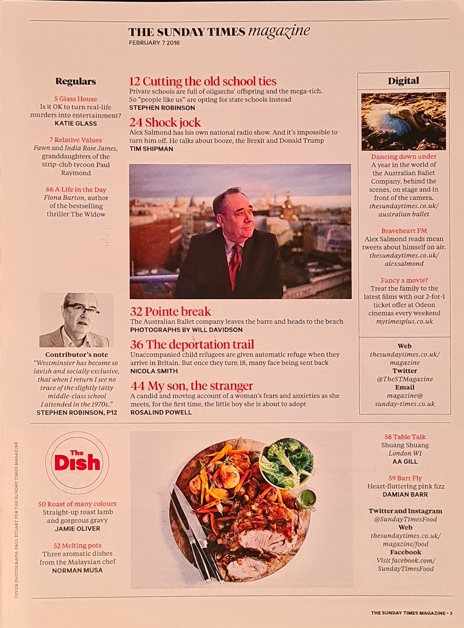 Sunday Times Magazine February 7th 2016 - Image 2