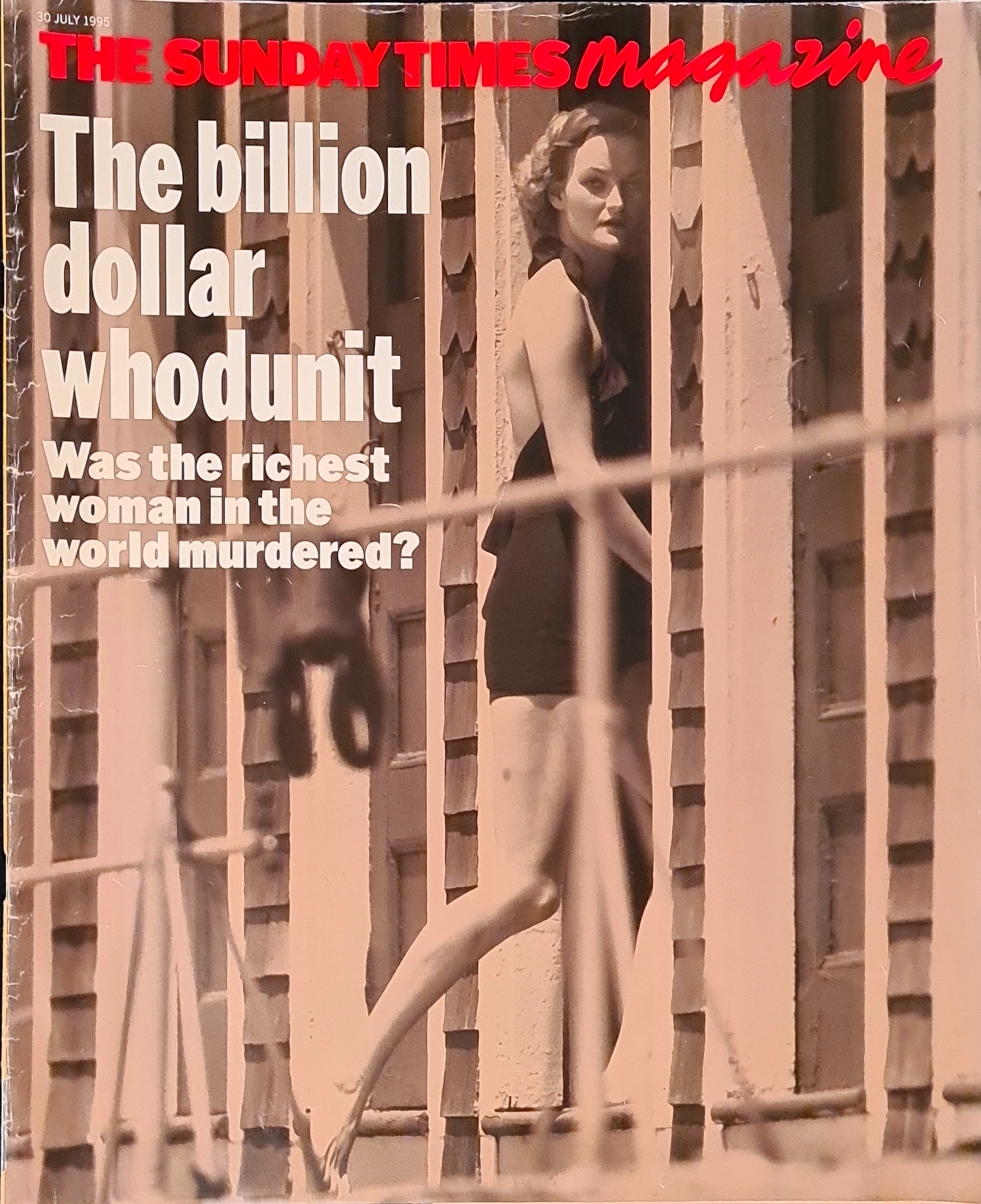 Vintage Sunday Times Magazine July 30th 1995