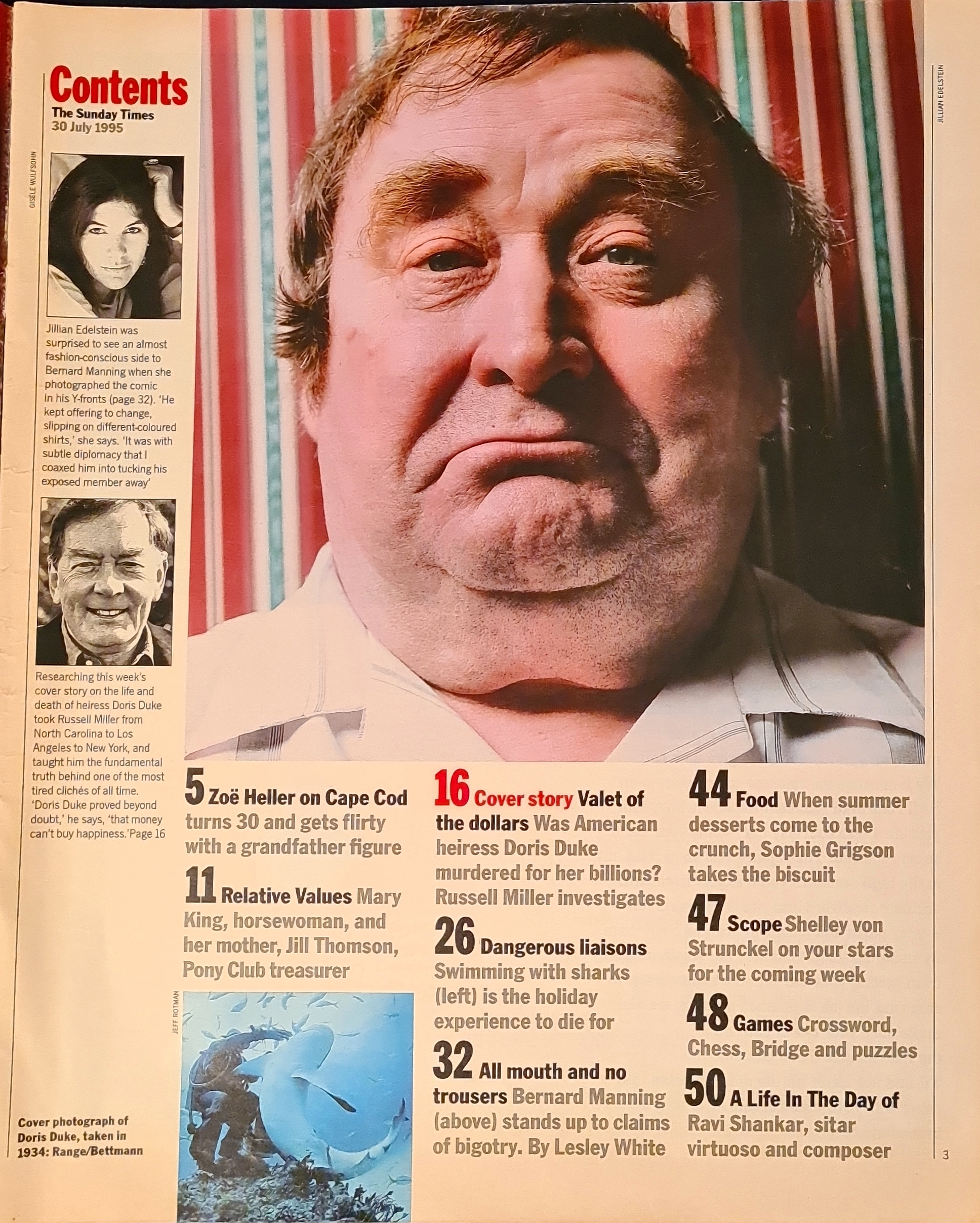 Vintage Sunday Times Magazine July 30th 1995 - Image 2