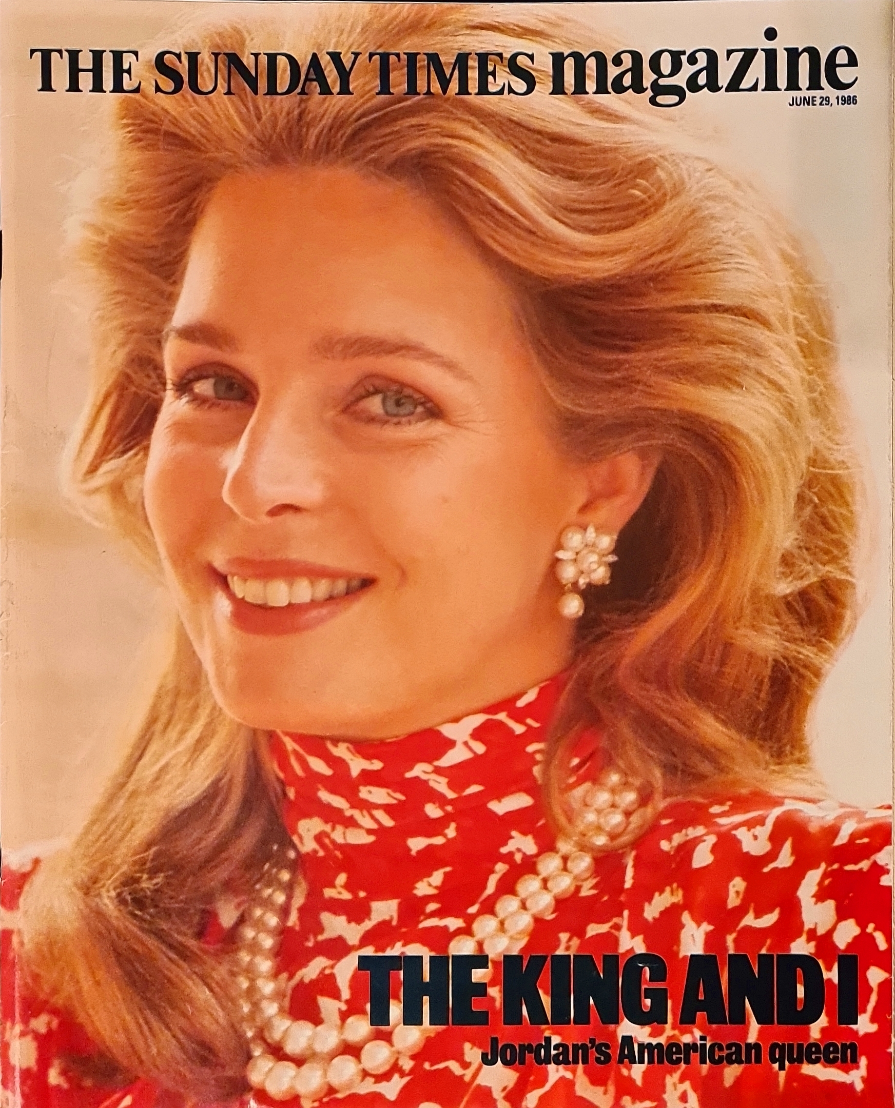 Vintage Sunday Times Magazine June 29th 1986