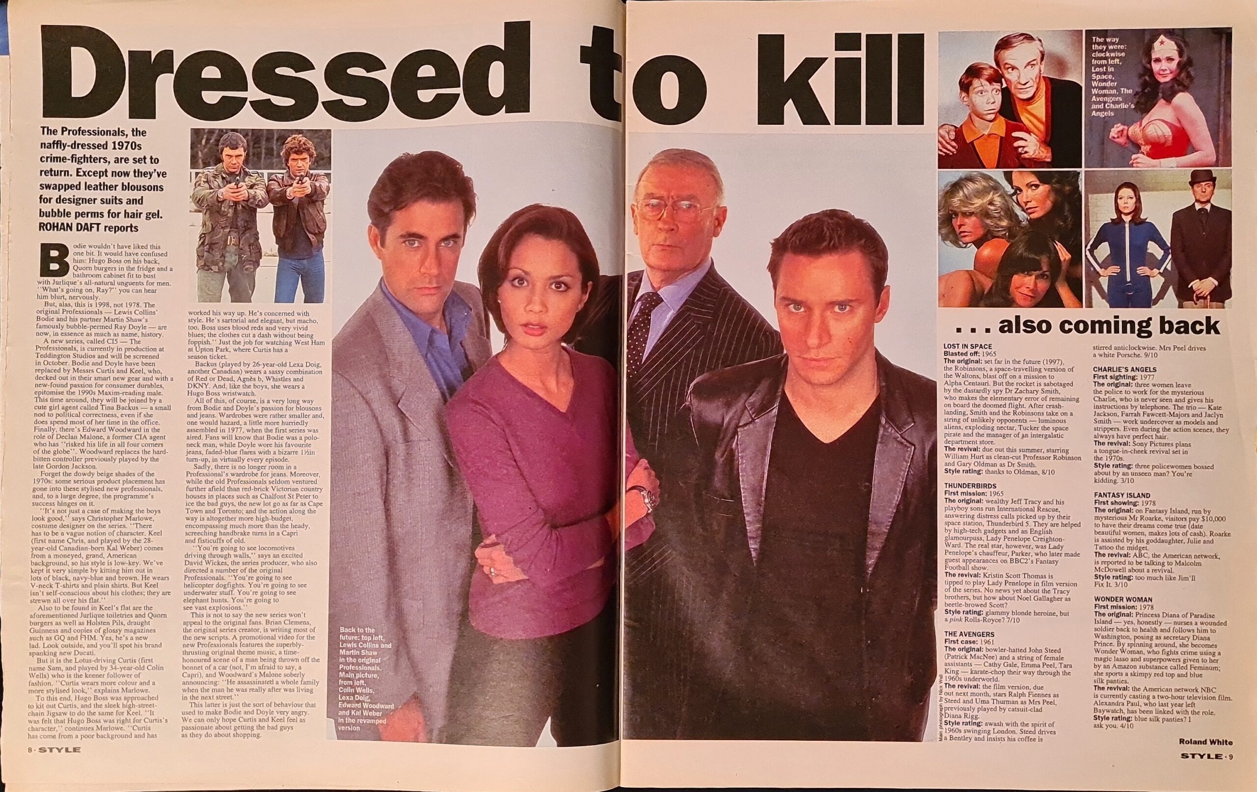 Vintage Sunday Times Style Magazine March 29th 1998 - Image 4
