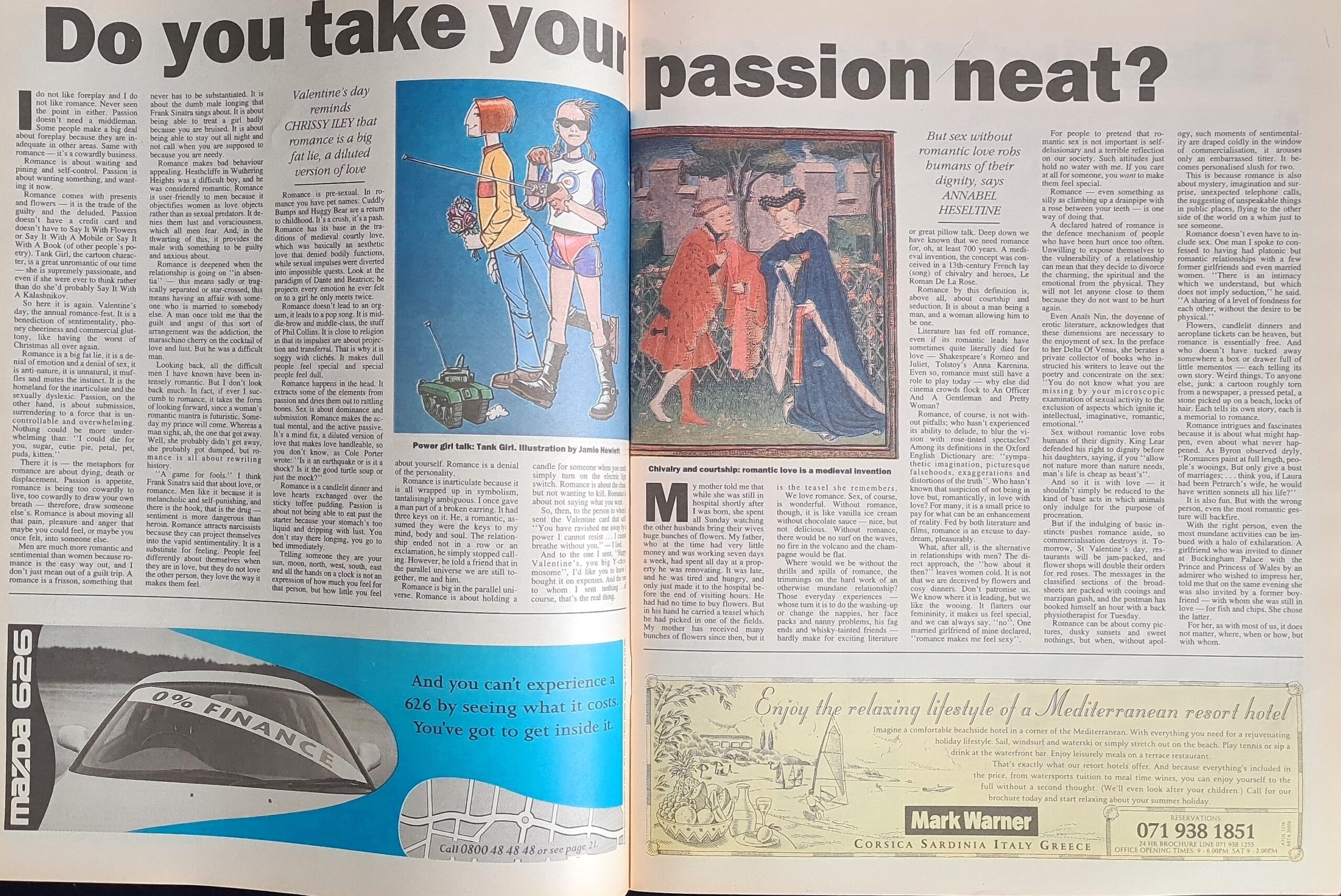 Vintage Sunday Times Style & Travel Magazine February 13th 1994 - Image 4