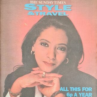 Vintage Sunday Times Style & Travel Magazine February 27th 1994