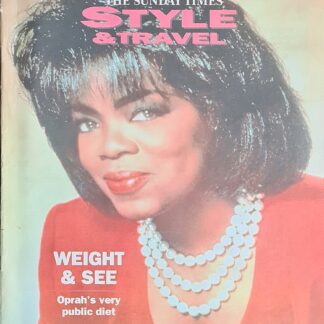 Vintage Sunday Times Style & Travel Magazine January 23rd 1994