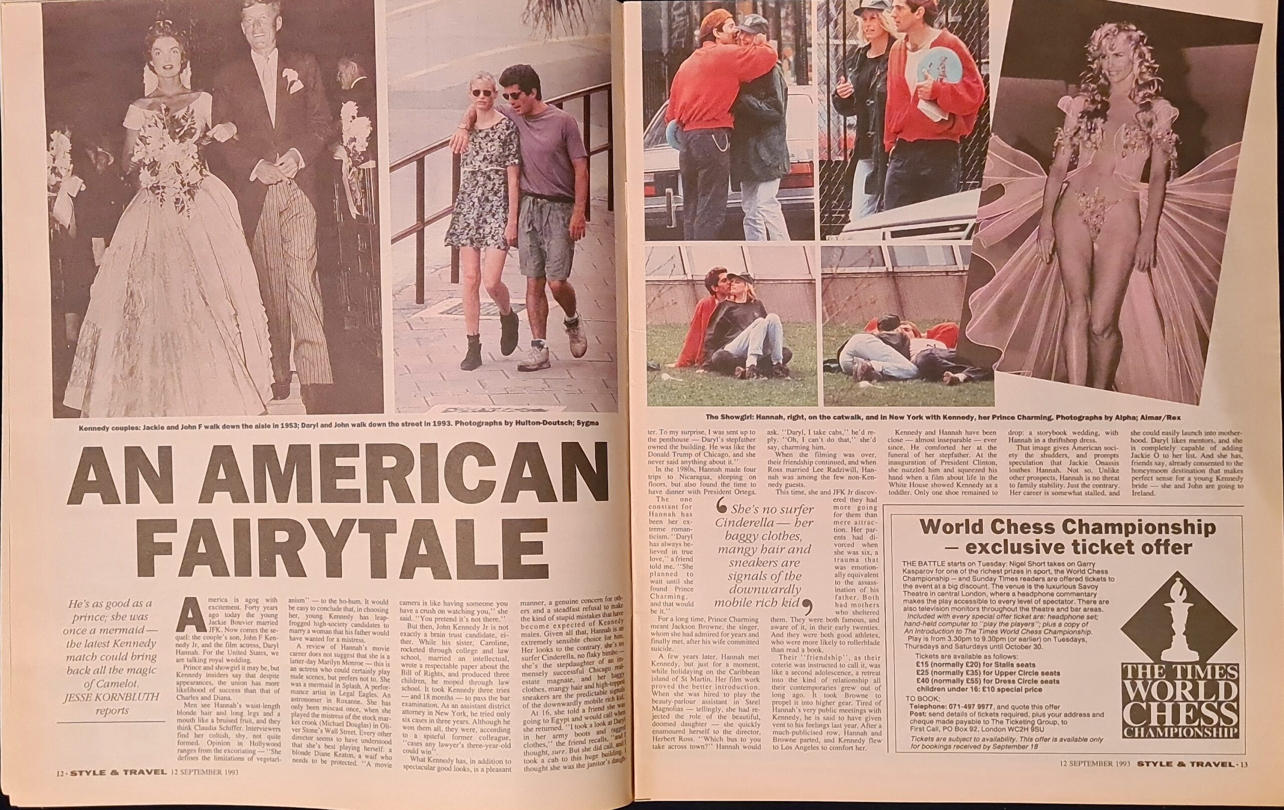 Vintage Sunday Times Style & Travel Magazine September 12th 1993 - Image 3