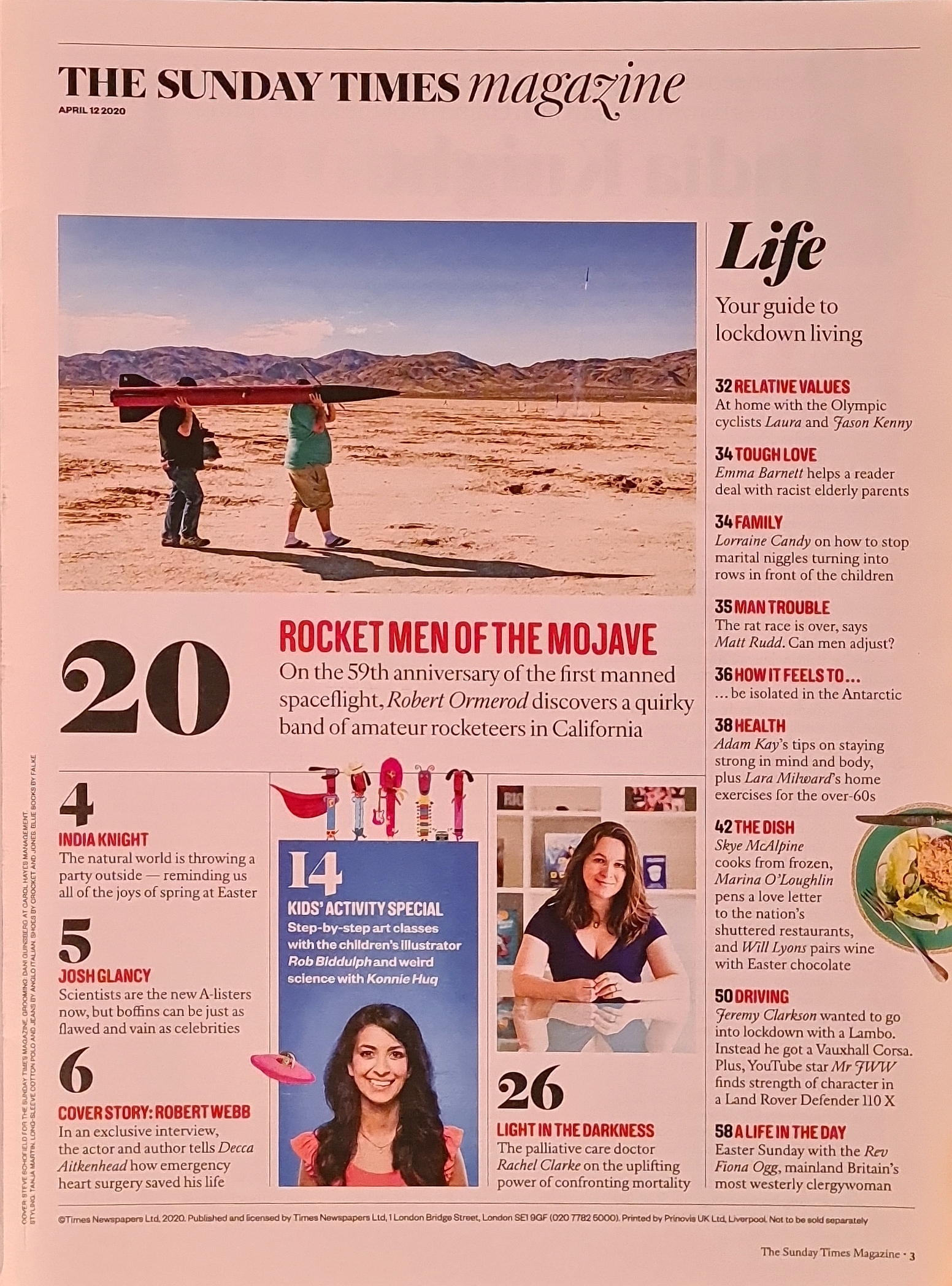 Sunday Times Magazine April 12th 2020 - Image 2