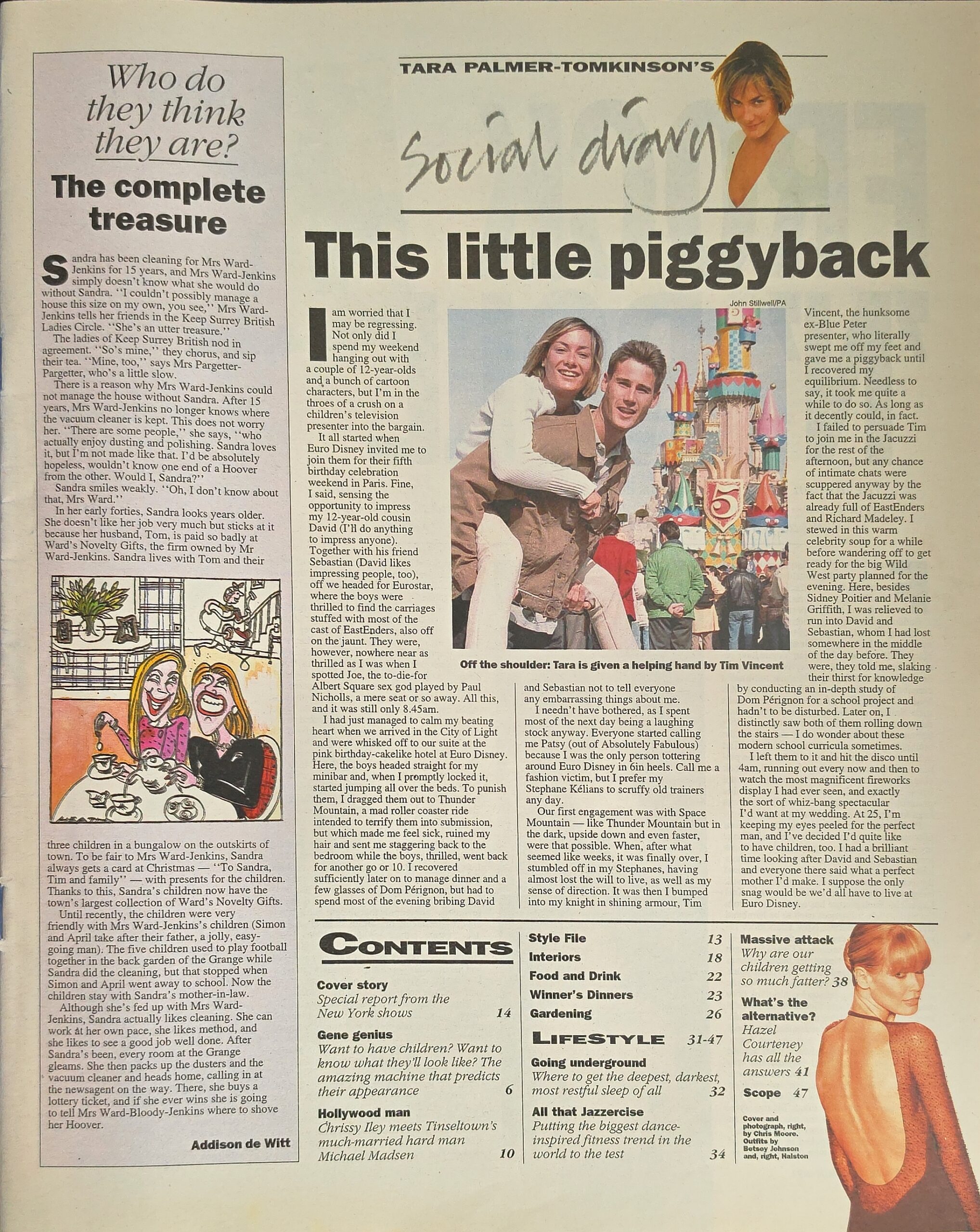 Vintage Sunday Times Style Magazine January 5th 1997 - Image 4