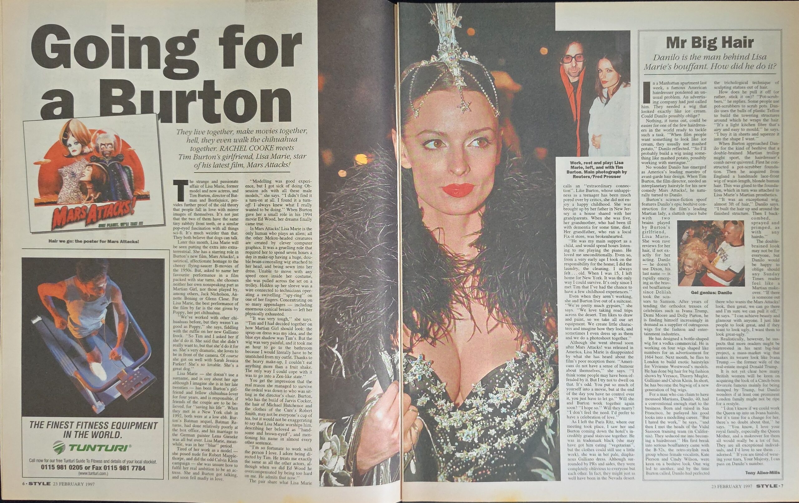 Vintage Sunday Times Style Magazine February 23rd 1997 - Image 3