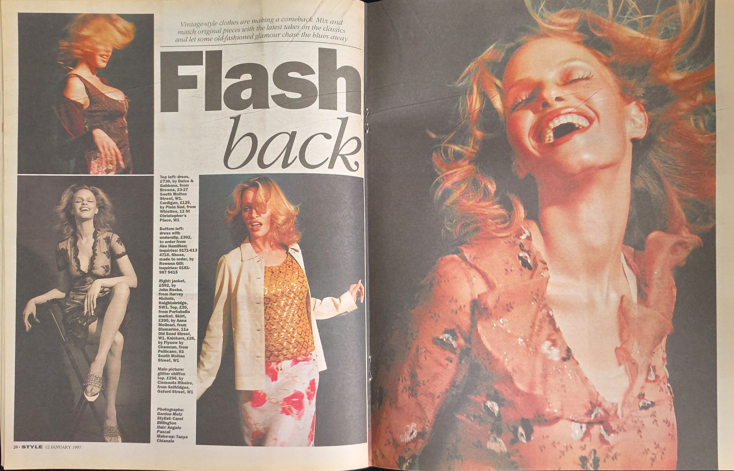 Vintage Sunday Times Style Magazine January 12th 1997 - Image 3