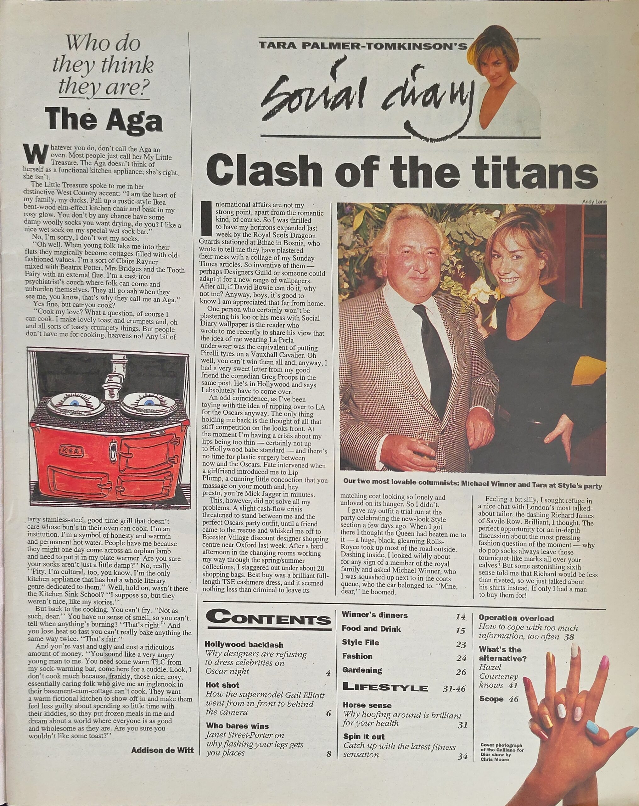 Vintage Sunday Times Style Magazine March 23rd 1997 - Image 2
