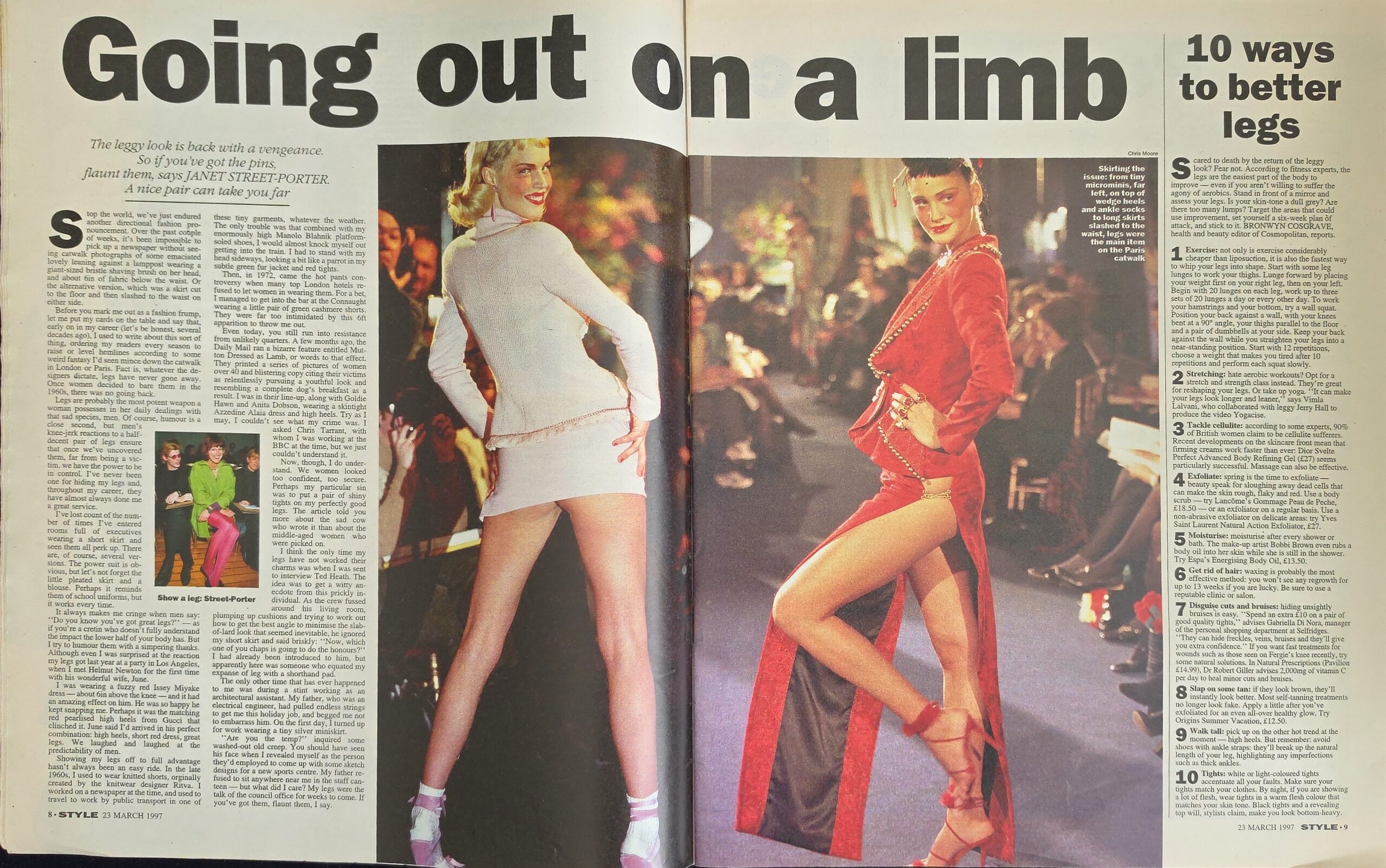 Vintage Sunday Times Style Magazine March 23rd 1997 - Image 4