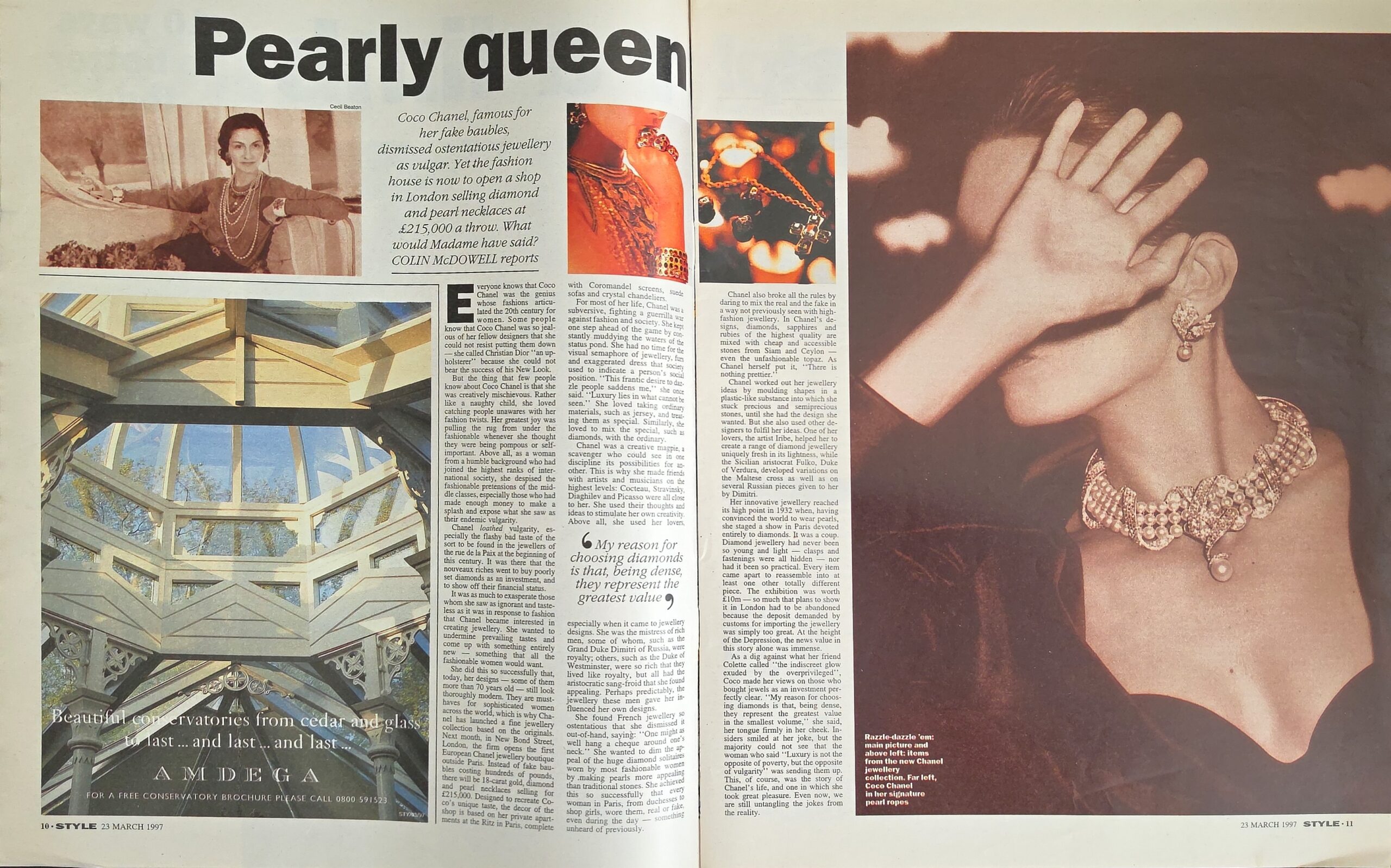 Vintage Sunday Times Style Magazine March 23rd 1997 - Image 3