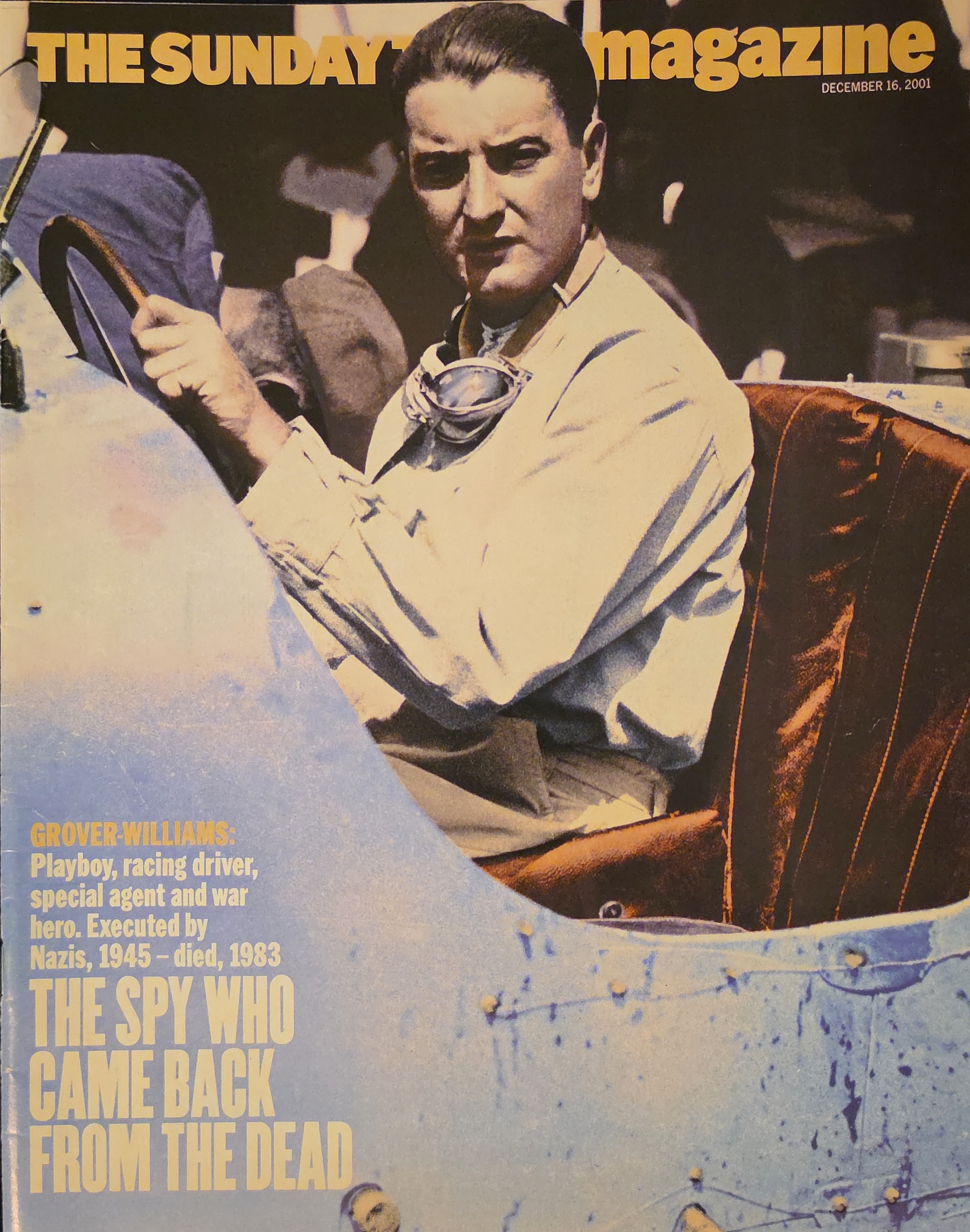 Sunday Times Magazine December 16th 2001