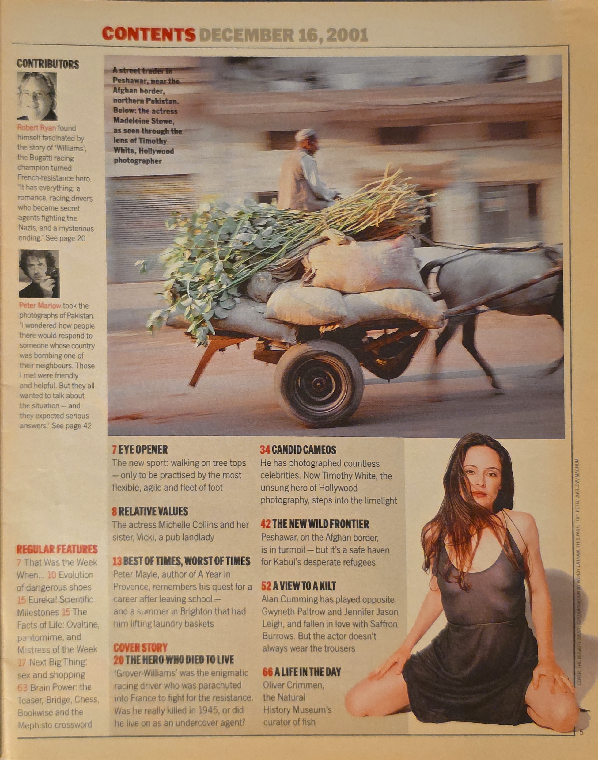 Sunday Times Magazine December 16th 2001 - Image 2