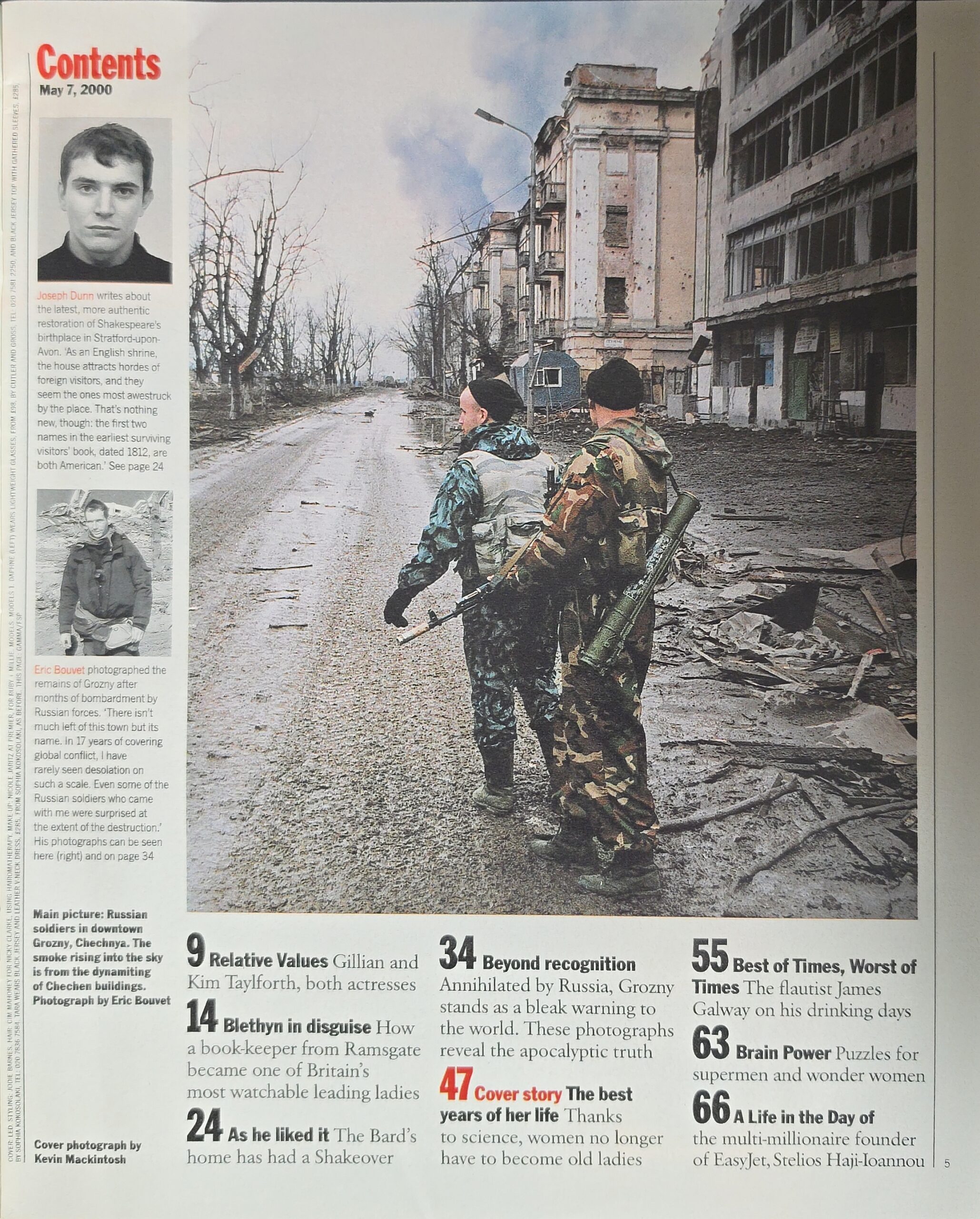 Sunday Times Magazine May 7th 2000 - Image 2