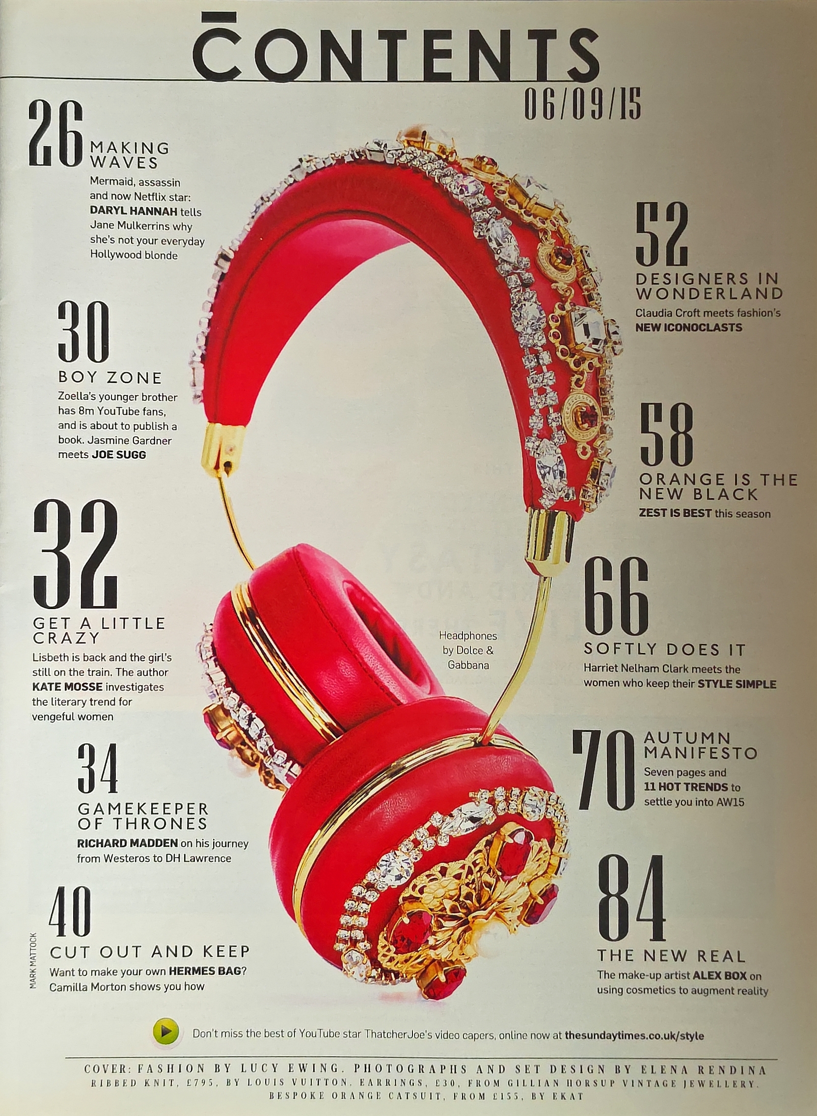 Sunday Times Style Magazine September 6th 2015 - Image 2
