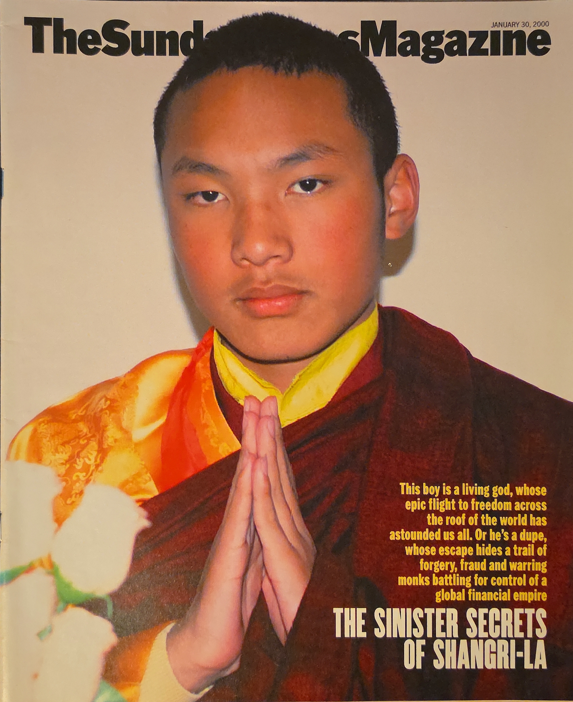 Sunday Times Magazine January 30th 2000