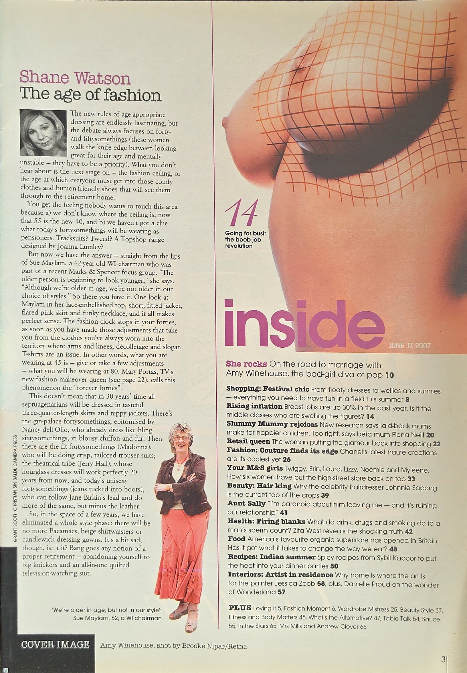 Sunday Times Style Magazine April 11th 2007 - Image 2