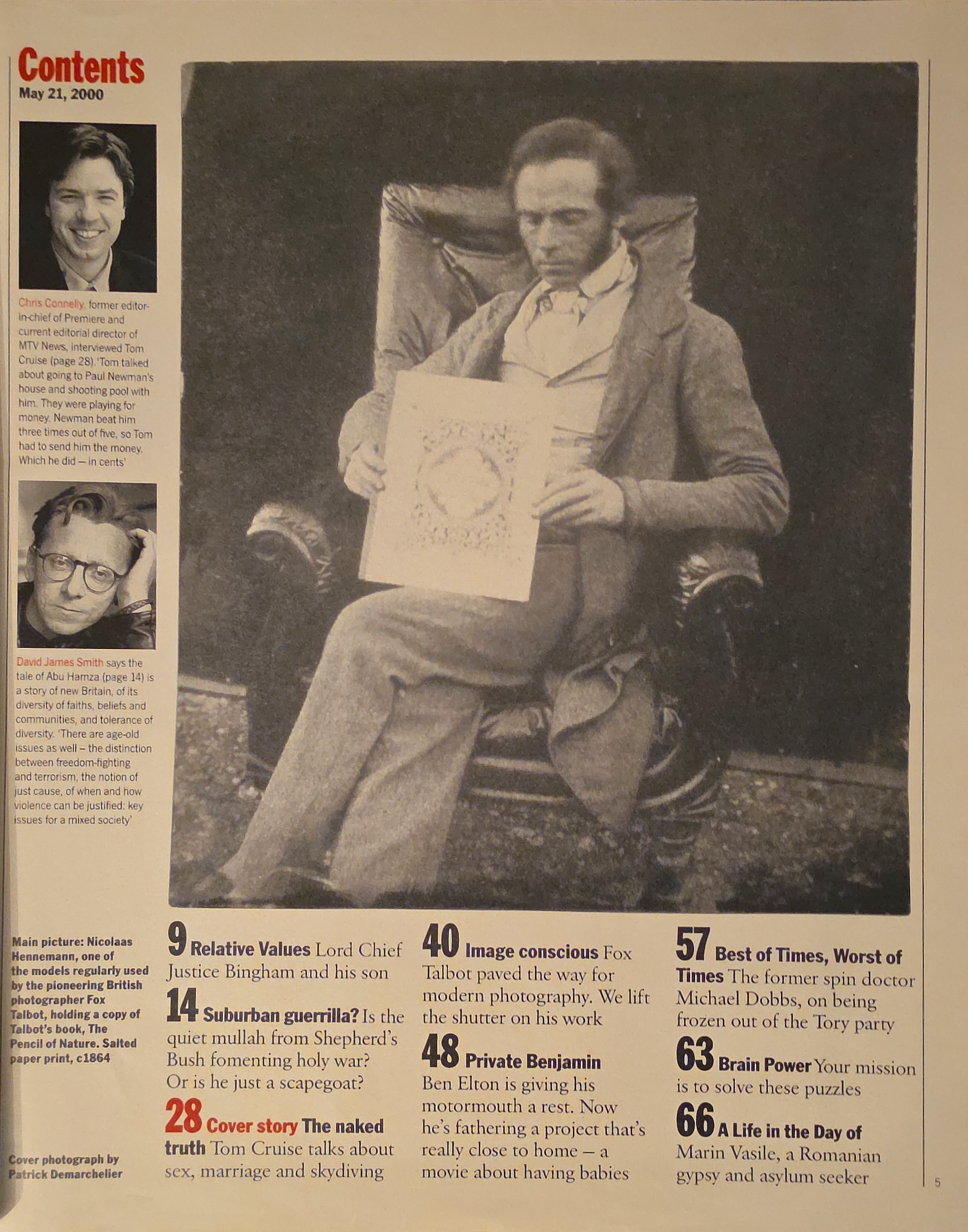 Sunday Times Magazine May 21st 2000 - Image 2